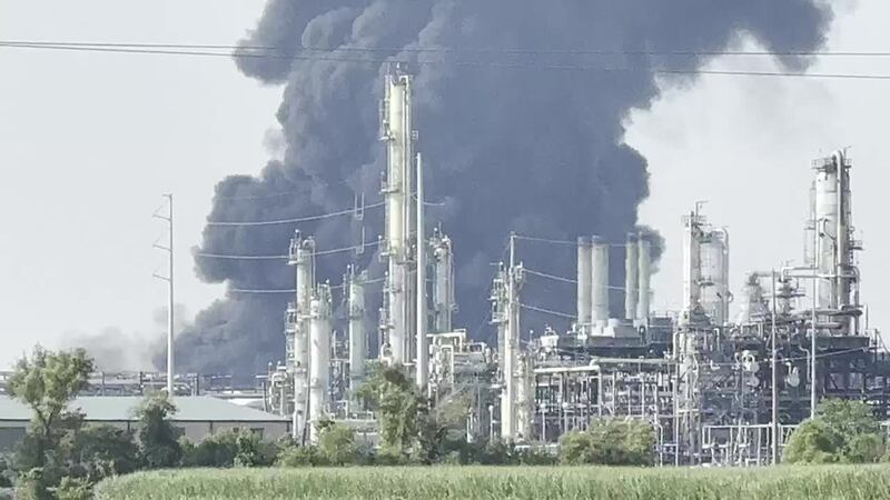 Incendio en la refinería Marathon de Garyville 5
