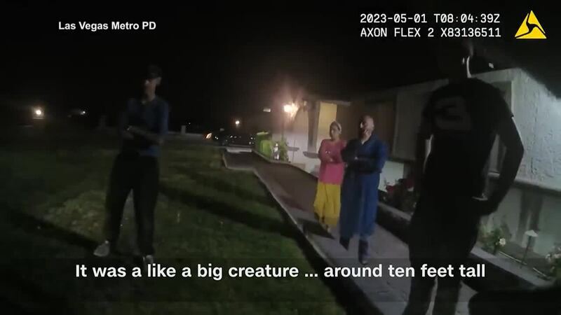 La policía se inquieta al ver una extraña raya en el cielo seguida de informes sobre criaturas...